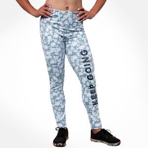 NEW WITH TAGS BEAUTIFUL FLORAL HIGH WAISTED LADY BOSS LEGGINGS SIZE 2XL